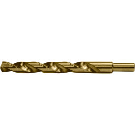 Greenfield Industries Inc. C20651 Cle-Line 1812 25/64 Cobalt Heavy-Duty Straw 135 Split Point 3/8 Reduced Shank Jobber Length Drill image.