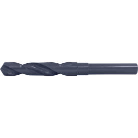 Cle-Line 1813 18.50mm HSS GeneralPurpose Steam Oxide 118 Point 1/2 Reduced Shank Silver&Deming Drill
