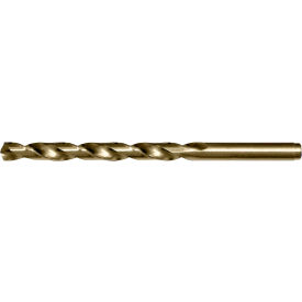 Greenfield Industries Inc. C23357 Cle-Line 1802 1/4-E Cobalt Heavy-Duty Straw 135 Split Point Jobber Length Drill image.