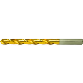 Greenfield Industries Inc. C24306 Cle-Line 1898-TN 1.60mm HSS General Purpose TiN 118 Point Jobber Length Drill image.