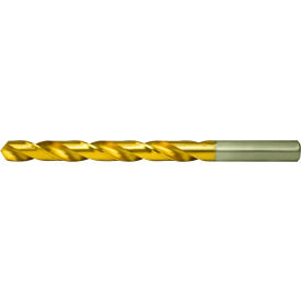Greenfield Industries Inc. C24341 Cle-Line 1898-TN 3.70mm HSS General Purpose TiN 118 Point Jobber Length Drill image.