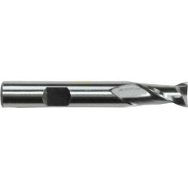 Greenfield Industries Inc. C32480 Cleveland HGC-2 HSS-Cobalt 2-Flute Bright Square Single End Mill, 5/32" x 3/8" x 7/16" x 2-3/8" image.