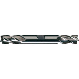 Cleveland HD-4C HSS 4-Flute Bright Square Double End Mill, 29/64