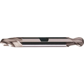 Greenfield Industries Inc. C39136 Cleveland HD-2B HSS 2-Flute Bright Ball Nose Double End Mill, 5/32" x 3/8" x 7/16" x 3-1/8" image.