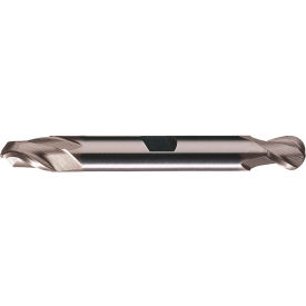 Cleveland HD-2B HSS 2-Flute Bright Ball Nose Double End Mill, 7/32