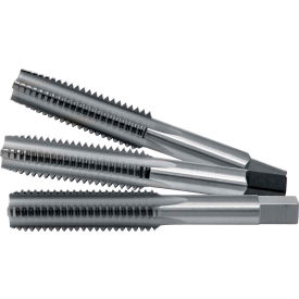 Greenfield Industries Inc. C63204 Cle-Line 0404 M3x0.5 D3 3-Flute Bright Taper, Plug, and Bottoming Hand Tap Set image.