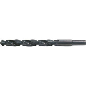 Cle-Line 1900 15/32 HSS General Purpose Steam Oxide 118 Point 3/8 reduced Shank Jobber Length Drill - Pkg Qty 6