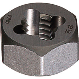 Greenfield Industries Inc. C77640 Cle-Line 0492 Series 1-14UNS HSS Bright Hexagon Rethreading Die image.