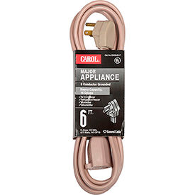General Cable Industries 00436.63.17 Carol 00436.63.17 6 Major Appliance Cord, 14awg 15a/125v - Beige image.