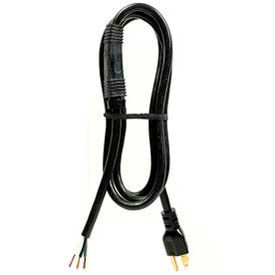 General Cable Industries 02548.70.01 Carol 02548.70.01 6 Sjt Power Replacement Cord w/Strain Relief, 16awg 13a/125v-Blk-Pkg Qty 25 image.