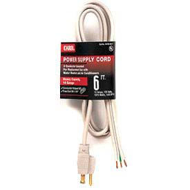 General Cable Industries 04199.60.17 Carol 04199.60.17 6 Air Conditioner Replacement Cord, 12awg 20a/250v - Beige image.