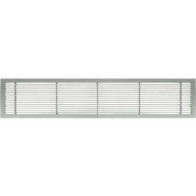 Giumenta Corp-Architectural Grille 100040801 AG10 Series 4" x 8" Solid Alum Fixed Bar Supply/Return Air Vent Grille, Brushed Satin image.