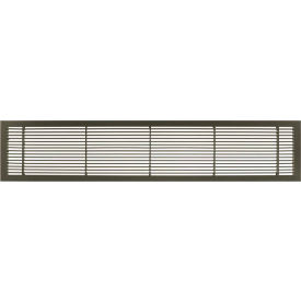 Giumenta Corp-Architectural Grille 100041406 AG10 Series 4" x 14" Solid Alum Fixed Bar Supply/Return Air Vent Grille, Antique Bronze image.