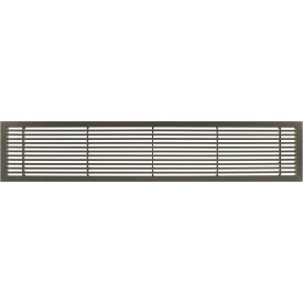 Giumenta Corp-Architectural Grille 200043606 AG20 Series 4" x 36" Solid Alum Fixed Bar Supply/Return Air Vent Grille, Antique Bronze image.
