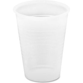 Genuine Joe Plastic Cold Drink Cups Rolled Rim 12 Oz. 1000/Carton Translucent
