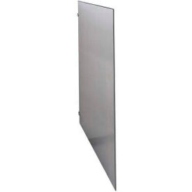 Global Partitions 40-5265750 ASI Global Partitions Stainless Steel Partition Panel w/o Brackets - 57-1/2"W Satin image.