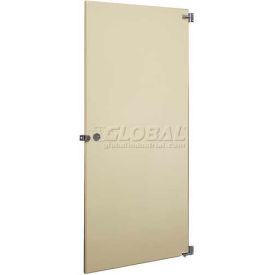 Global Partitions 40-9132360-25-GR ASI Global Partitions Steel Inward Swing Partition Door w/ Hardware - 24"W Gray image.