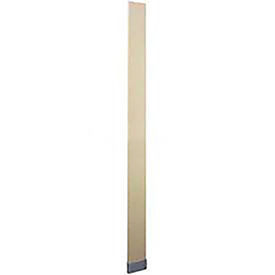 Global Partitions 40-91370303-09-DK ASI Global Partitions Steel Pilaster w/ Shoe - 3"W x 82"H Dark Khaki image.