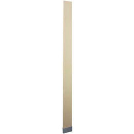 Global Partitions 40-91370703-50-SB ASI Global Partitions Steel Pilaster w/ Shoe - 7"W x 82"H Sand Beach image.