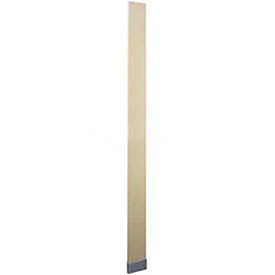 Global Partitions 40-91371003-09-DK ASI Global Partitions Steel Pilaster w/ Shoe - 10"W x 82"H Dark Khaki image.