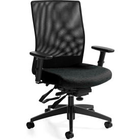 Global™ Office Chair with Multi-Tilter - Fabric - Mid Back - Black - Weev Series Global™ Office Chair with Multi-Tilter - Fabric - Mid Back - Black - Weev Series