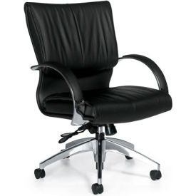 Global™ Office Chair with Knee Tilt - Fabric - Mid Back - Black - Softcurve Series Global™ Office Chair with Knee Tilt - Fabric - Mid Back - Black - Softcurve Series
