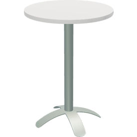 Round Bar Height Dining Table, 28-1/2" Dia. x 40"H, Milk Top view 2