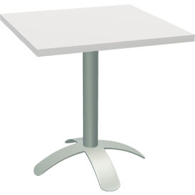 Global Bakhita Square Dining Table, 28-1/2"W x 28-1/2"D x 29-1/2"H, Milk Top view 2