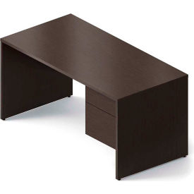 Global™ Wood Desk - Right Pedestal - 60" - Dark Espresso - Genoa Series Global™ Wood Desk - Right Pedestal - 60" - Dark Espresso - Genoa Series