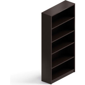 Global Industries Inc GHBC72-DES Global™ 4 Shelf Bookcase 72" - Dark Espresso - Genoa Series image.