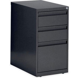 Global Industries Inc GWP-23BBF-BLK Global™ G-Series - Freestanding Pedestal - Box/Box/File - Black image.