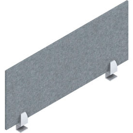 Global PET Felt Privacy Screen 36"W x 3/8"D x 12-1/2"H Brick 