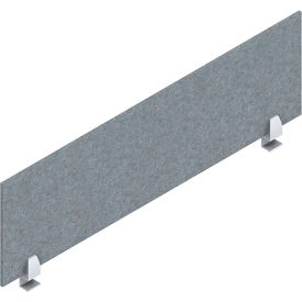 Global PET Felt Privacy Screen 42"W x 3/8"D x 12-1/2"H Denim 
