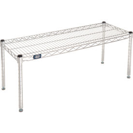 Global Industrial B2274400 Nexel® Chrome Wire Dunnage Rack - 36"W x 14"D x 14"H image.