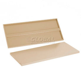 Global Industrial Shelf For 36 Inch Cabinet Tan (Set of 2)