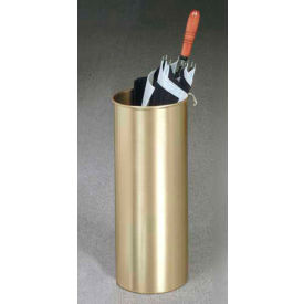 Glaro Inc. 921 BE Cylinder Style Satin Brass Umbrella Stand for Full Size Umbrellas image.