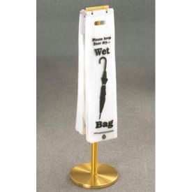 Glaro Inc. FVB11BE Floor Standing Wet Umbrella Bag Holder, Satin Brass image.