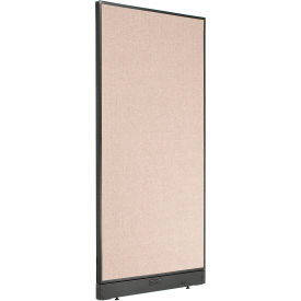 Global Industrial 238636ETN Interion® Electric Office Partition Panel, 36-1/4"W x 76"H, Tan image.