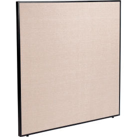 Global Industrial 238639TN Interion® Office Partition Panel, 60-1/4"W x 60"H, Tan image.