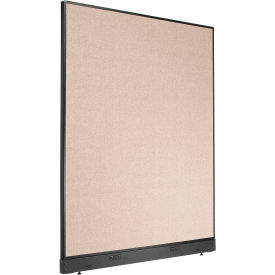 Global Industrial 695790ETN Interion® Electric Office Partition Panel, 60-1/4"W x 100"H, Tan image.