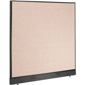 Global Industrial 240226ETN Interion® Electric Office Partition Panel, 60-1/4"W x 46"H, Tan image.