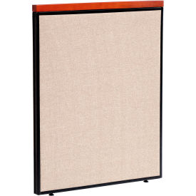 Global Industrial 277525TN Interion® Deluxe Office Partition Panel, 36-1/4"W x 43-1/2"H, Tan image.