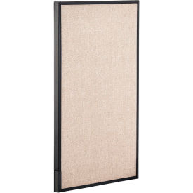 Global Industrial 277660TN Interion® Office Partition Panel, 24-1/4"W x 42"H, Tan image.