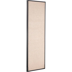 Global Industrial 277662TN Interion® Office Partition Panel, 24-1/4"W x 72"H, Tan image.
