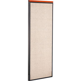 Global Industrial 277677TN Interion® Deluxe Office Partition Panel, 24-1/4"W x 61-1/2"H, Tan image.