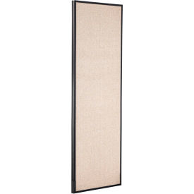 Global Industrial 695787TN Interion® Office Partition Panel, 24-1/4"W x 96"H, Tan image.