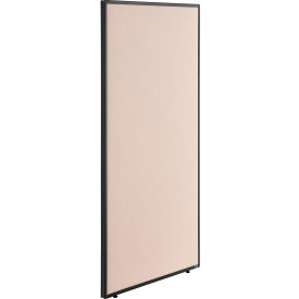 Global Industrial 695788TN Interion® Office Partition Panel, 36-1/4"W x 96"H, Tan image.