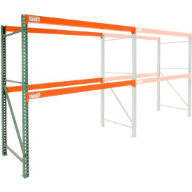 Global Industrial 299198 Global Industrial™ Teardrop Pallet Rack Add-On 48"W x 42"D x 192"H image.