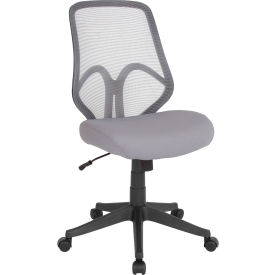 Flash Furniture Salerno Series High Back Light Gray Mesh Office Chair