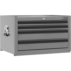 Global Industrial 2904MPGY Kennedy® Maintenance Pro™ 4 Drawer Chest, 29"W x 20"D x 16-1/2"H, Gray image.